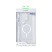 Rixus Anti-Burst hoesje voor Samsung Galaxy S25 Ultra – MagSafe-compatibel, transparant