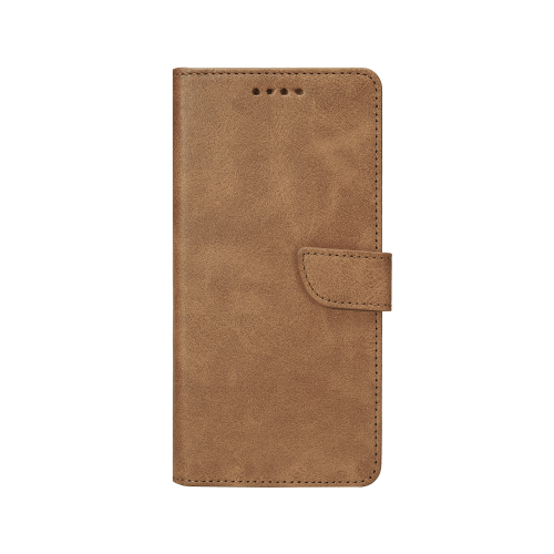 Rixus bookcase voor Samsung Galaxy A06 – lichtbruin