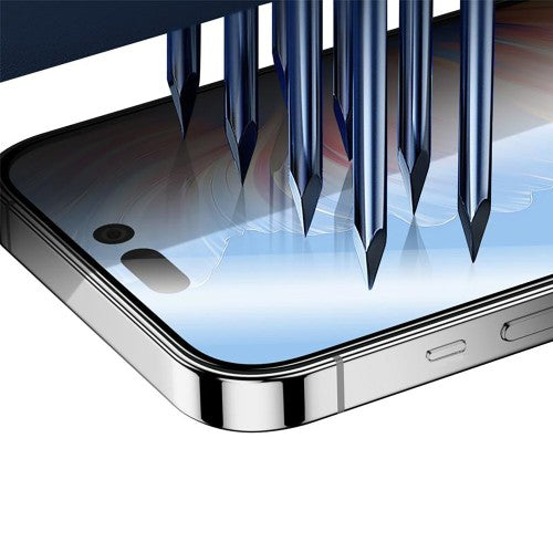 Rixus Clear HD Full Curved Edge Tempered Glass For Apple iPhone 17 Pro, 18 Pro