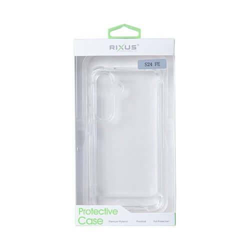 Rixus Anti-Burst hoesje voor Samsung Galaxy S24 FE – transparant