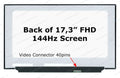 17,3 inch Laptop LCD Scherm NV173FHM-NX4 V8.2 – Full HD – 40-Pin eDP