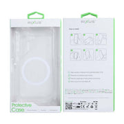 Rixus Anti-Burst hoesje voor Samsung Galaxy S25 FE – MagSafe-compatibel, transparant