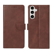Rixus bookcase voor Samsung Galaxy S24 FE – bruin