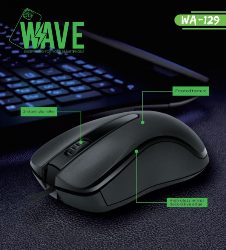 Wave WA-129 Wired Mouse Desktop Business office