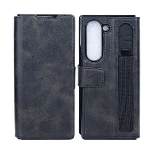 Rixus wallet-hoesje met penhouder voor Samsung Galaxy Z Fold5 – zwart