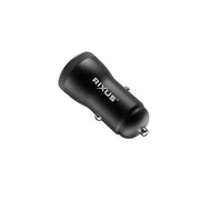 Rixus RXCC11 USB-C PD + QC Autolader 20W – Zwart
