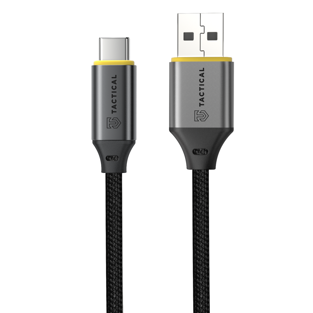 Tactical USB-C naar USB-A Kabel - 2 Meter voor Maximale Beweeglijkheid