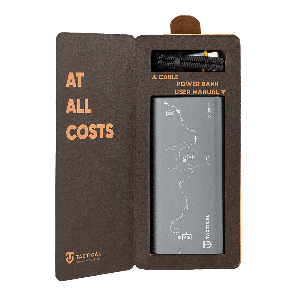 Tactical Squad Company Powerbank 30W – 10.000 mAh – USB-C – Grijs