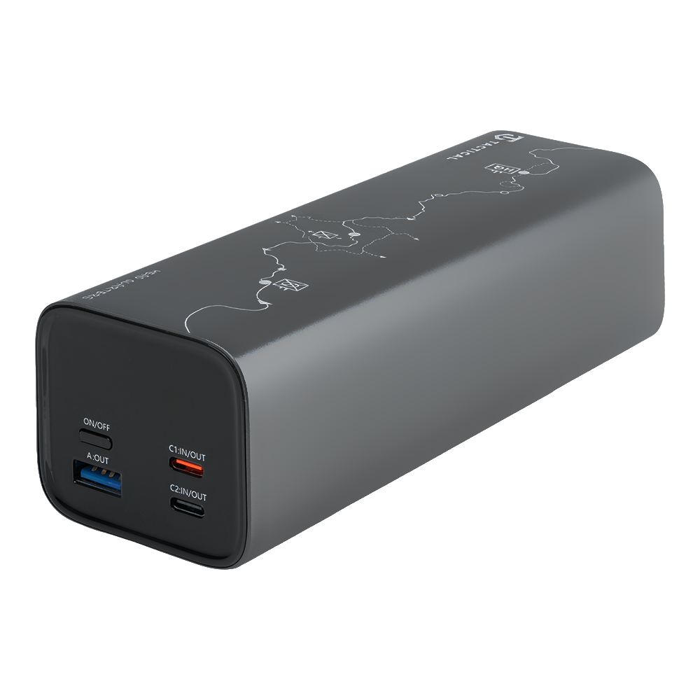 Tactical Squad Head Quarters 65W Powerbank 27000 mAh voor smartphone tablet en laptop