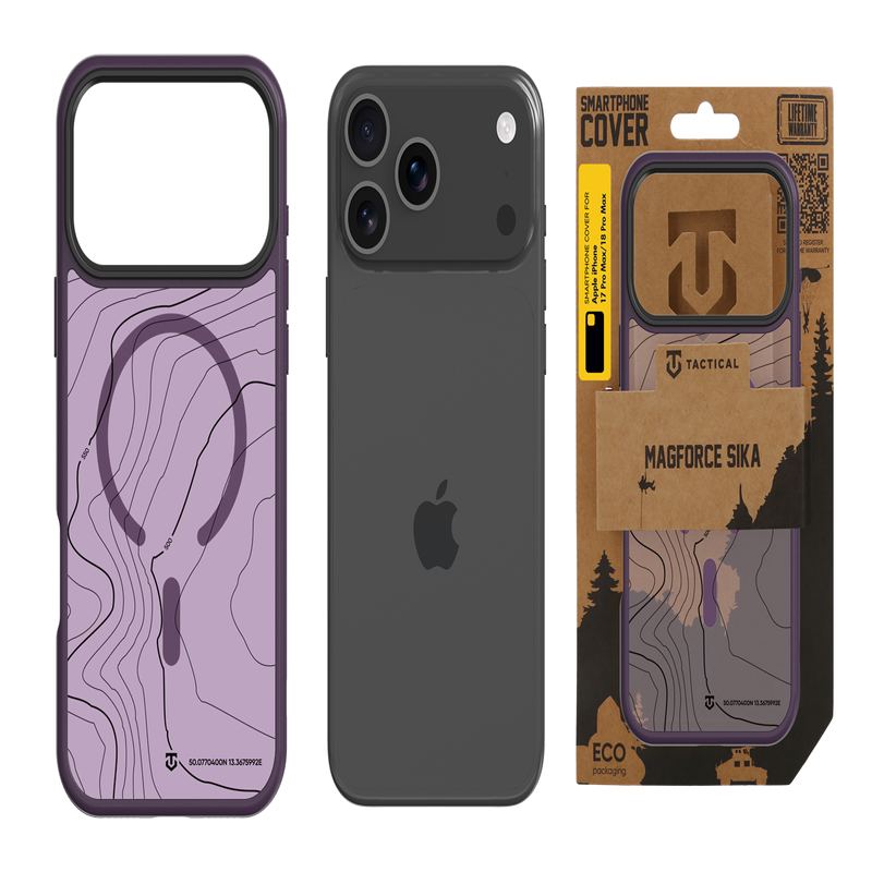 Tactical iPhone 17 Pro Max/18 Pro Max MagForce Hyperstealth Sika Cover - 8596311314865 - Burgundy Smoke