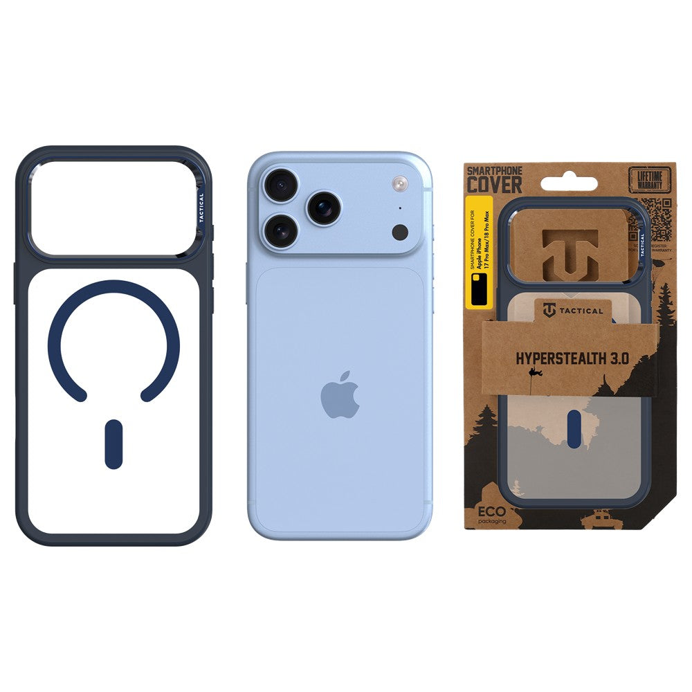 Tactical iPhone 17 Pro Max/18 Pro Max MagForce Hyperstealth 3.0 Cover - 8596311318344 - Deep Blue