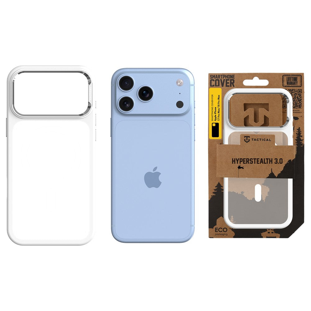 Tactical iPhone 17 Pro Max/18 Pro Max MagForce Hyperstealth 3.0 Cover - 8596311318351 - Snow White