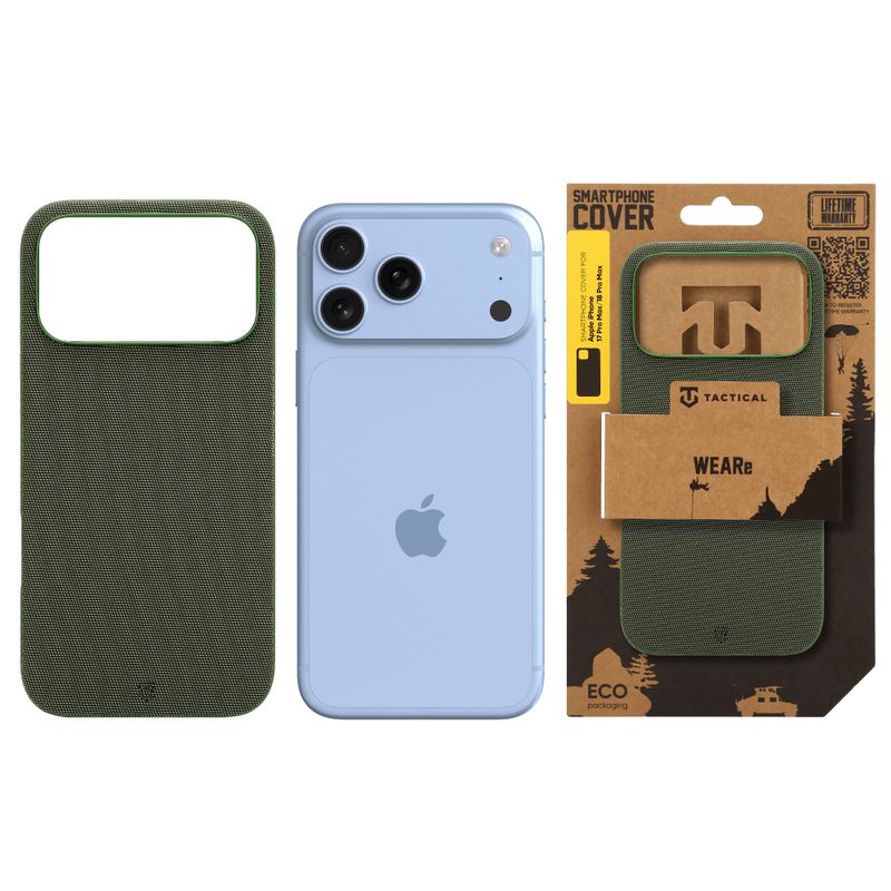 Tactical iPhone 17 Pro Max/18 Pro Max MagForce WEARe Cover - 8596311318658 - Forest Green