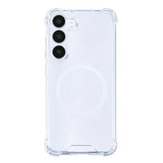 Rixus Anti-Burst hoesje voor Samsung Galaxy S25 FE – MagSafe-compatibel, transparant