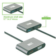 Wave WA-130 Adapter 4 in 1 USB-C to HUB PD HDMI+VGA+USB