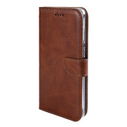 Rixus bookcase voor Samsung Galaxy S25 Edge – bruin