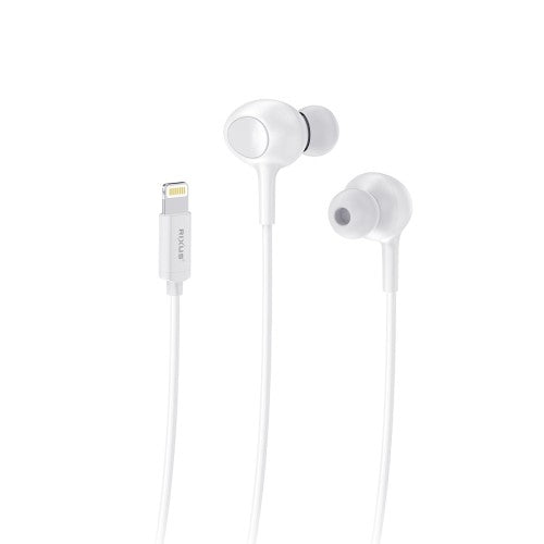 Rixus RXHD56LW Lightning Oordopjes met Microfoon – Wit