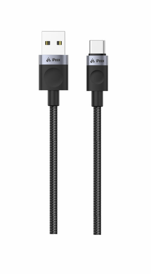 iPeax USB-C naar USB-A Kabel – 1,5 Meter – Zwart voor Onverstoord Opladen - Laad Centrum
