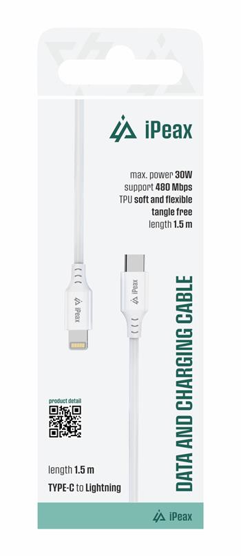 iPeax USB-C naar Lightning kabel – 1,5 meter – Verhoog je Oplaadvrijheid - Laad Centrum