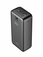 iPeax Dual USB-A Powerbank 10.5W – 30.000 mAh – Zwart