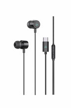iPeax Bedrade USB-C Oordopjes – Zwart