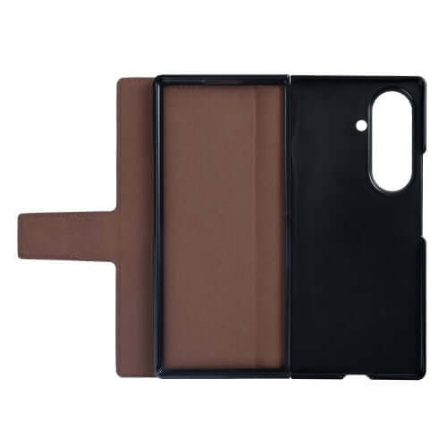Rixus wallet-hoesje met penhouder voor Samsung Galaxy Z Fold8 Ultra – bruin