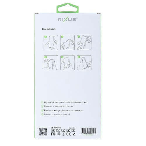 Rixus Anti-Burst hoesje voor Samsung Galaxy S25 Edge – transparant