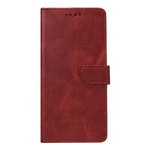 Rixus bookcase voor Samsung Galaxy S24 FE – donkerrood