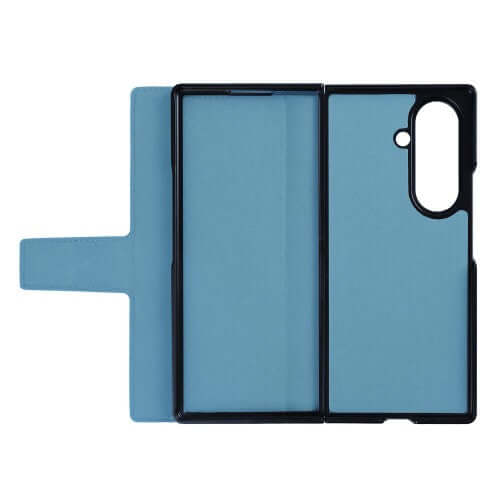 Rixus wallet-hoesje met penhouder voor Samsung Galaxy Z Fold7 – sierrablauw
