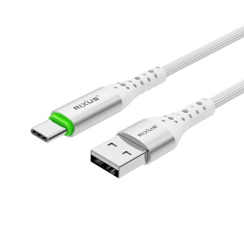 Rixus RXUC21AC Auto Disconnect USB-A naar USB-C kabel 1m wit – verpakking