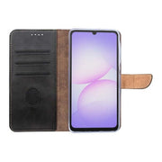 Rixus bookcase voor Samsung Galaxy A07 / A08 – zwart