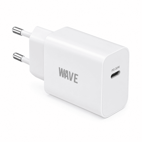 Wave HP6 USB-C PD Wall Charger 20W – Snellader – Wit - Wave by Laad Centrum