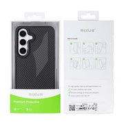 Rixus Mag Carbon MagSafe-compatibel hoesje voor Samsung Galaxy S26 Plus – zwart