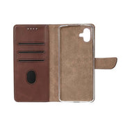 Rixus bookcase voor Samsung Galaxy A06 – bruin