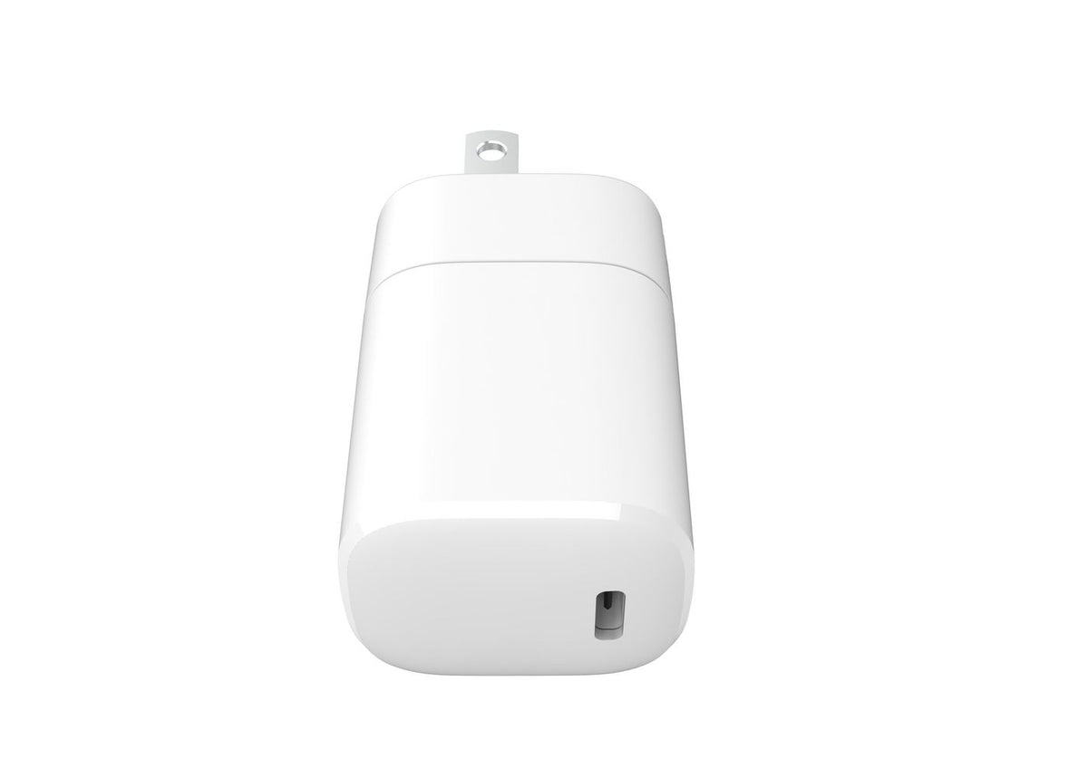 eSTUFF Thuislader USB-C PD 3A 20W, US-stekker - Wit