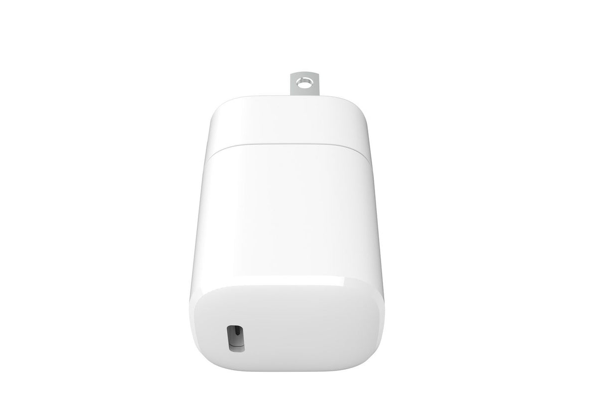 eSTUFF Thuislader USB-C PD 3A 20W, US-stekker - Wit