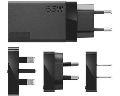 Lenovo 65W USB-C AC Travel Adapter, 1.8 m, Black