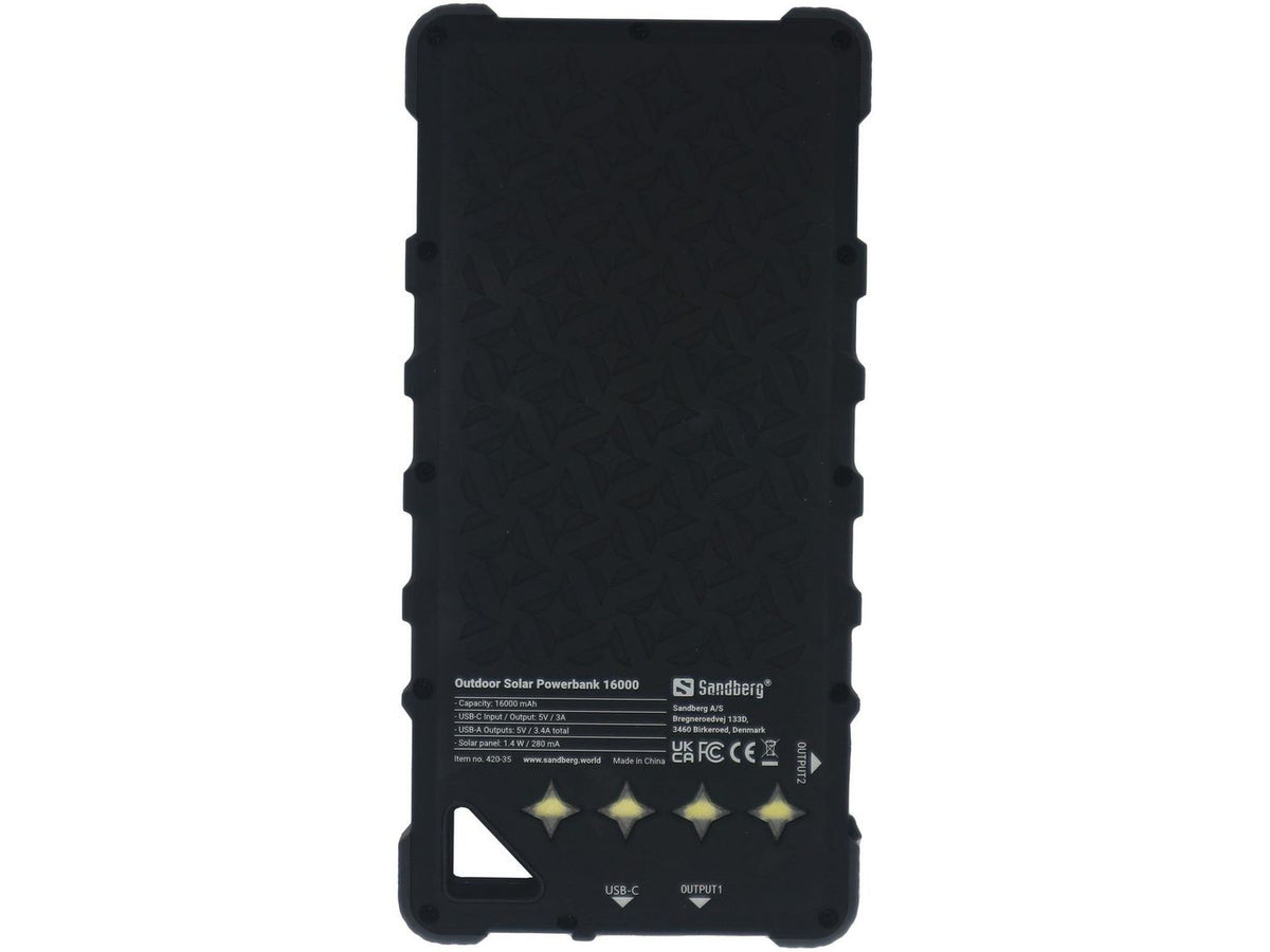 Sandberg Outdoor Solar Powerbank 16.000 mAh