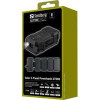 Sandberg Solar 5-Panel Powerbank 27.000 mAh