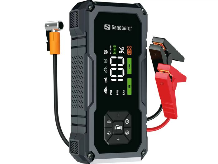 Sandberg Car Jumpstarter TirePump Powerbank 10.000 mAh