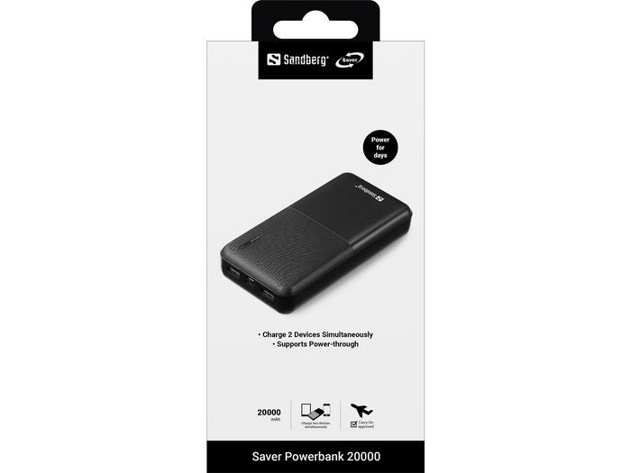 Sandberg Saver Powerbank 20.000 mAh