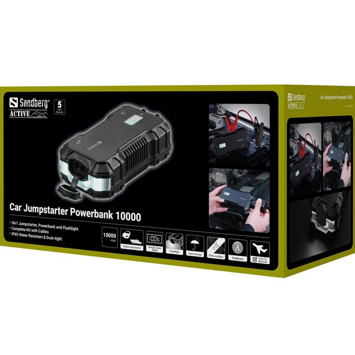 Sandberg Car Jumpstarter Powerbank 10.000 mAh