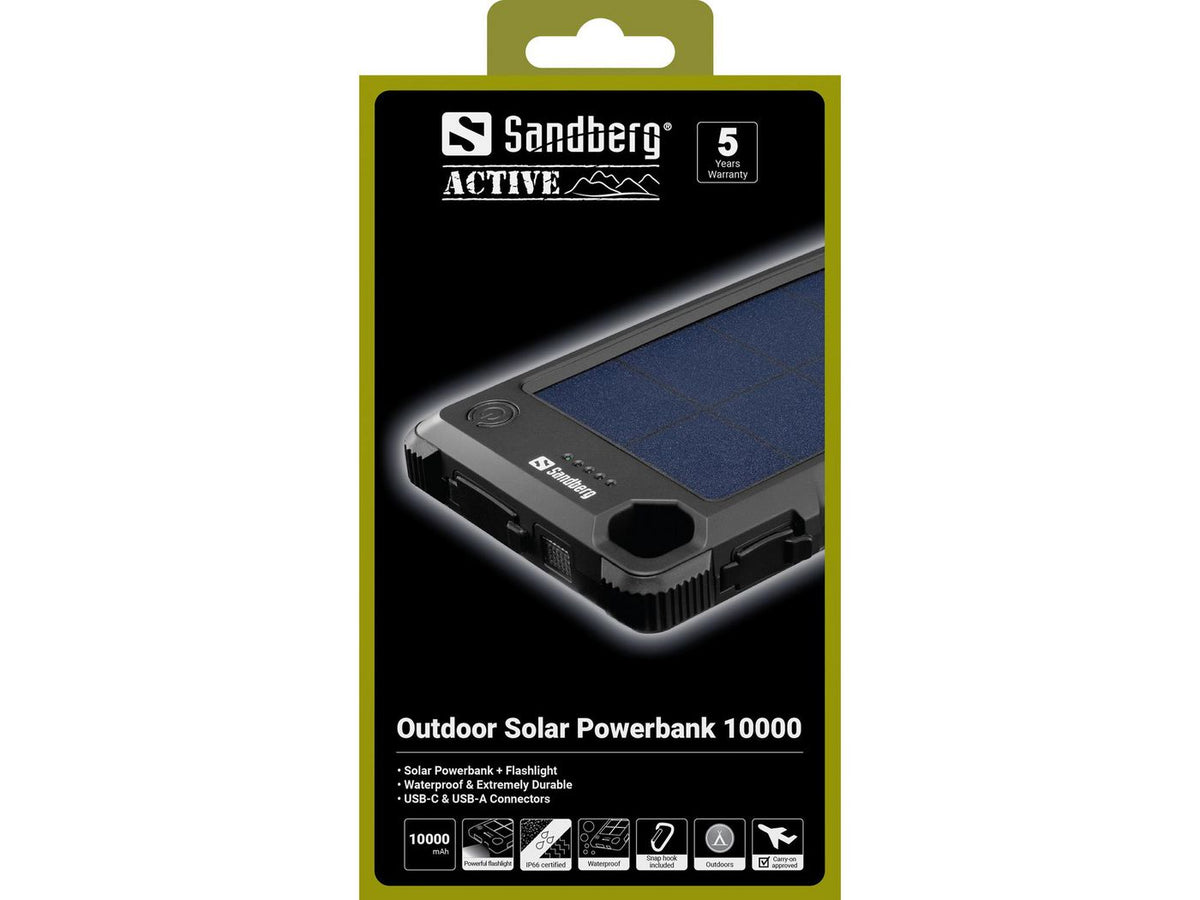 Sandberg Outdoor Solar Powerbank 10.000 mAh