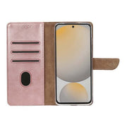 Rixus bookcase voor Samsung Galaxy S24 FE – roze