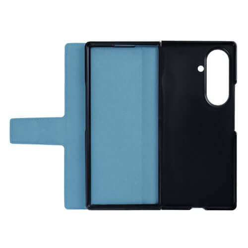 Rixus wallet-hoesje met penhouder voor Samsung Galaxy Z Fold8 Ultra – sierrablauw