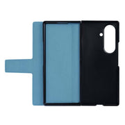 Rixus wallet-hoesje met penhouder voor Samsung Galaxy Z Fold8 Ultra – sierrablauw