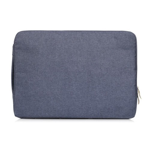 Laptop sleeve 11 12 inch donkerblauw, stevig en praktisch voor het beschermen van je laptop.