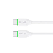Rixus RXUC13C USB-C naar USB-C snellaadkabel 30cm wit – kabeldetail