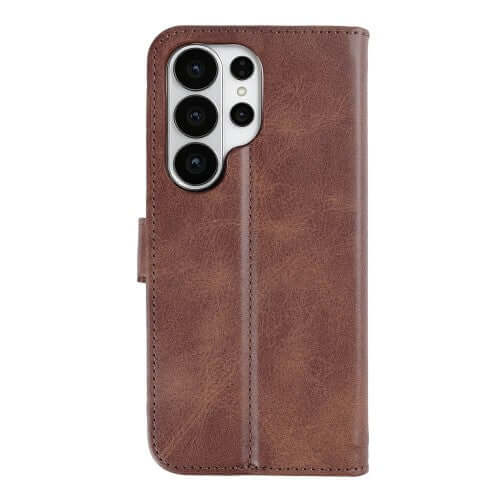 Rixus bookcase voor Samsung Galaxy S26 Ultra – bruin
