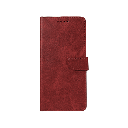 Rixus bookcase voor Samsung Galaxy A06 – donkerrood